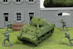 M4A4 Sherman — WWII American Tank | 1/32 (54mm)–1/56 (28mm) Scale Model