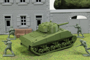 M4A4 Sherman — WWII American Tank | 1/32 (54mm)–1/56 (28mm) Scale Model