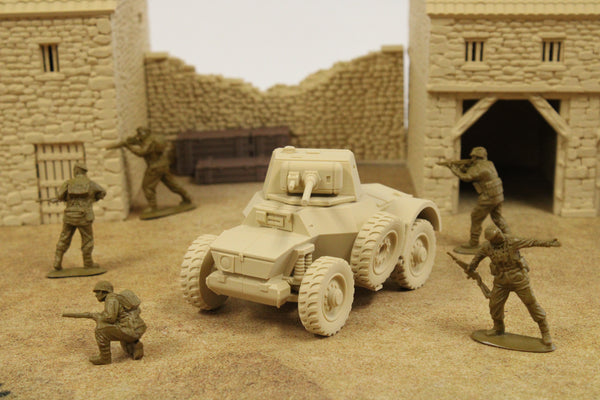 Daimler Mk1 — WWII British Armored Car | 1/32 (54mm)–1/56 (28mm) Scale Model