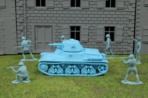 Hotchkiss H39 — WWII French Tank | 1/32 (54mm)–1/56 (28mm) Scale Model