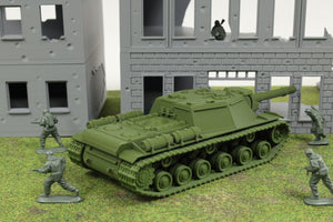 SU152 — WWII Soviet Tank Destroyer | 1/32 (54mm)–1/56 (28mm) Scale Model