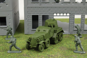 BA10 Halftrack — WWII Soviet Armored Car | 1/32 (54mm)–1/56 (28mm) Scale Model