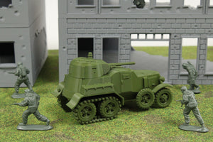 BA10 Halftrack — WWII Soviet Armored Car | 1/32 (54mm)–1/56 (28mm) Scale Model