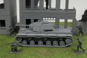 KV1 (w/ Modified Cupola) — WWII German Tank | 1/32 (54mm)–1/56 (28mm) Scale Model
