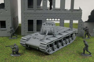 KV1 (w/ Modified Cupola) — WWII German Tank | 1/32 (54mm)–1/56 (28mm) Scale Model