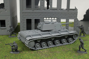 KV1 (w/ Modified Cupola) — WWII German Tank | 1/32 (54mm)–1/56 (28mm) Scale Model