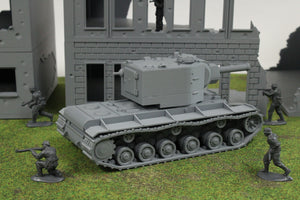 KV2 (w/ Modified Cupola) — WWII German Tank | 1/32 (54mm)–1/56 (28mm) Scale Model