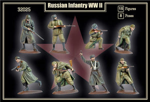 Mars 1/32 WWII Russian Infantry Set #32025