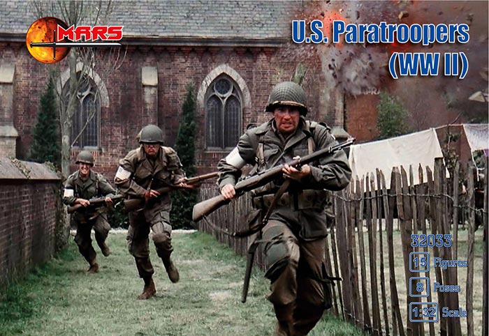 Mars 1/32 WWII US Paratroopers Set #32033