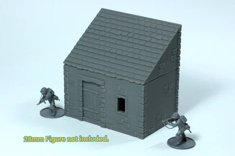 Normandy French Shed 1 (Volume 1) | 1/32 (54mm)–1/56 (28mm) Diorama Terrain