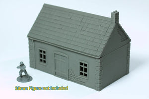 Small Normandy French House 1 (Volume 1) | 1/32 (54mm)–1/56 (28mm) Diorama Terrain