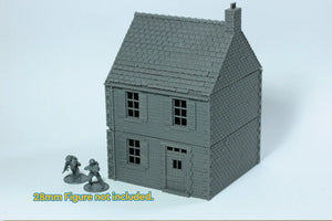 Normandy French Village Set (Volume 1) | 1/32 (54mm)–1/56 (28mm) Diorama Terrain