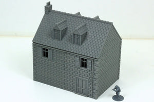 Normandy French House 3 (Volume 1) | 1/32 (54mm)–1/56 (28mm) Diorama Terrain