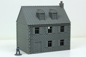 Normandy French House 3 (Volume 1) | 1/32 (54mm)–1/56 (28mm) Diorama Terrain