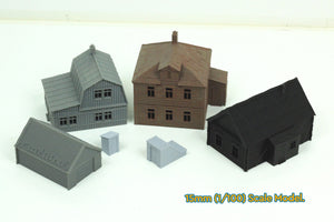Soviet Village Set | 1/32 (54mm)–1/56 (28mm) Diorama Terrain