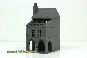 Carentan The Medieval Arcades Row | 1/32 (54mm)–1/56 (28mm) Diorama Terrain