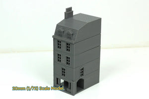 Carentan Medieval Arcades Building E | 1/32 (54mm)–1/56 (28mm) Diorama Terrain