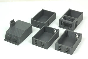 Carentan Medieval Arcades Building E | 1/32 (54mm)–1/56 (28mm) Diorama Terrain