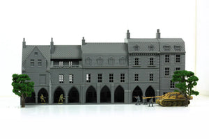 Carentan Medieval Arcades Building E | 1/32 (54mm)–1/56 (28mm) Diorama Terrain
