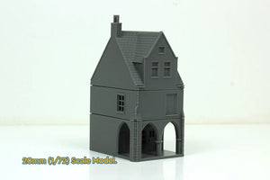 Carentan The Medieval Arcades Row | 1/32 (54mm)–1/56 (28mm) Diorama Terrain