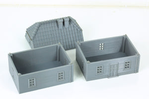 German Village Double-Storey House | 1/32 (54mm)–1/56 (28mm) Diorama Terrain