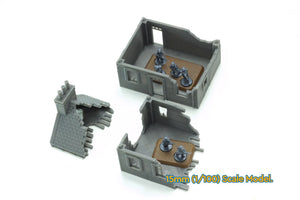 Normandy French House 5 (Volume 2) Destroyed | 1/32 (54mm)–1/56 (28mm) Diorama Terrain