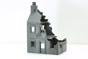 Normandy French House 5 (Volume 2) Destroyed | 1/32 (54mm)–1/56 (28mm) Diorama Terrain
