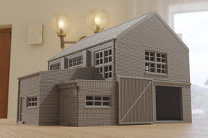 Industrial Factory Hall | 1/32 (54mm)–1/56 (28mm) Diorama Terrain