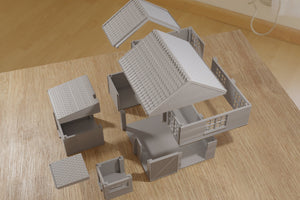 Industrial Factory Hall | 1/32 (54mm)–1/56 (28mm) Diorama Terrain