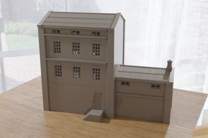 Industrial Building Mill | 1/32 (54mm)–1/56 (28mm) Diorama Terrain
