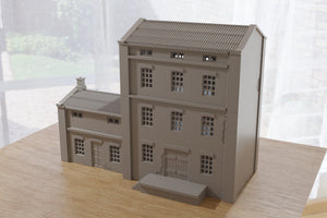 Industrial Building Mill | 1/32 (54mm)–1/56 (28mm) Diorama Terrain
