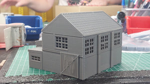 Industrial Factory Hall | 1/32 (54mm)–1/56 (28mm) Diorama Terrain