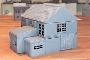 Industrial Factory Hall | 1/32 (54mm)–1/56 (28mm) Diorama Terrain