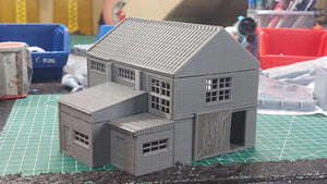 Industrial Factory Hall | 1/32 (54mm)–1/56 (28mm) Diorama Terrain