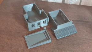 East European Outpost Headquarters | 1/32 (54mm)–1/56 (28mm) Diorama Terrain