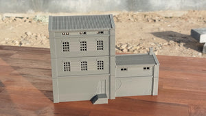 Industrial Building Mill | 1/32 (54mm)–1/56 (28mm) Diorama Terrain