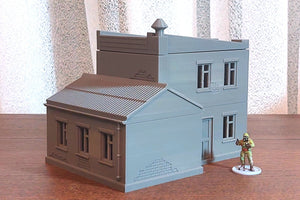East European Outpost Headquarters | 1/32 (54mm)–1/56 (28mm) Diorama Terrain