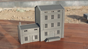 Industrial Building Mill | 1/32 (54mm)–1/56 (28mm) Diorama Terrain