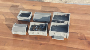 Industrial Building Mill | 1/32 (54mm)–1/56 (28mm) Diorama Terrain