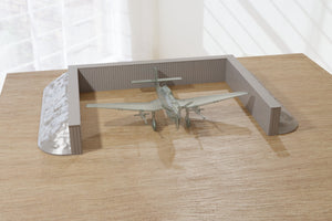 WW2 Airfield Parking Lot | 1/32 (54mm)–1/56 (28mm) Diorama Terrain