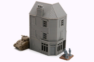 Normandy Corner Block | 1/32 (54mm)–1/56 (28mm) Diorama Terrain