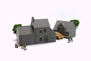 Normandy Farm Set (Bundle) | 1/32 (54mm)–1/56 (28mm) Diorama Terrain