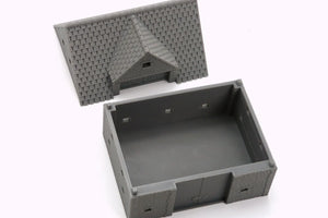 Normandy French Farm Barn | 1/32 (54mm)–1/56 (28mm) Diorama Terrain