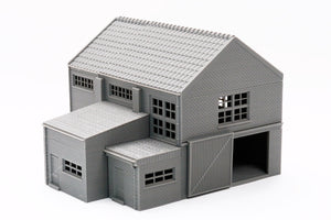 Industrial Factory Hall | 1/32 (54mm)–1/56 (28mm) Diorama Terrain