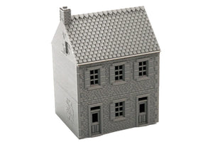 Normandy Row Houses V4 | 1/32 (54mm)–1/56 (28mm) Diorama Terrain
