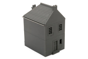 Normandy Row Houses V4 Cottage #1 | 1/32 (54mm)–1/56 (28mm) Diorama Terrain