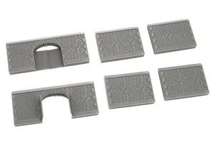 Normandy Town Walls with Gate - French Town V4 | 1/32 (54mm)–1/56 (28mm) Diorama Terrain