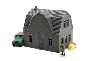 Ukrainian Village Suburban House 2 | 1/32 (54mm)–1/56 (28mm) Diorama Terrain