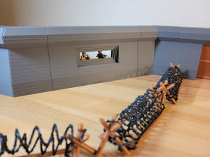German Atlantic Seawall WWII: 1/32 Army Men Scale
