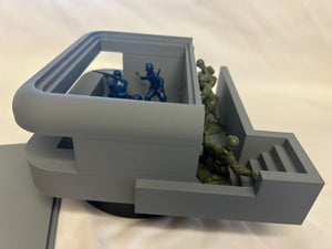 German (x2) Machinegun Bunker: WWII 1/32 Army Men Scale